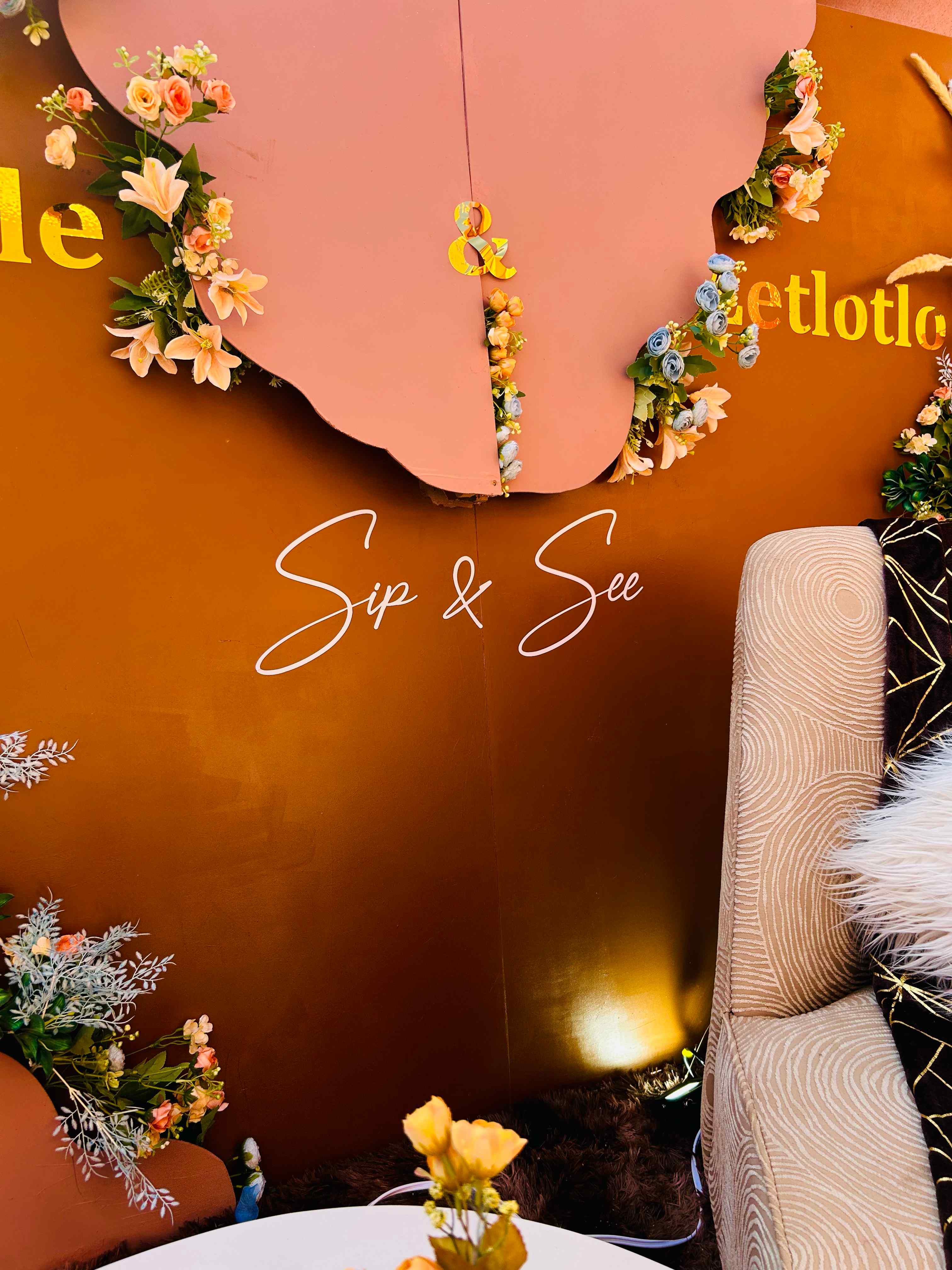 Sip & See Event Decor - Lewatle & Letlotlo